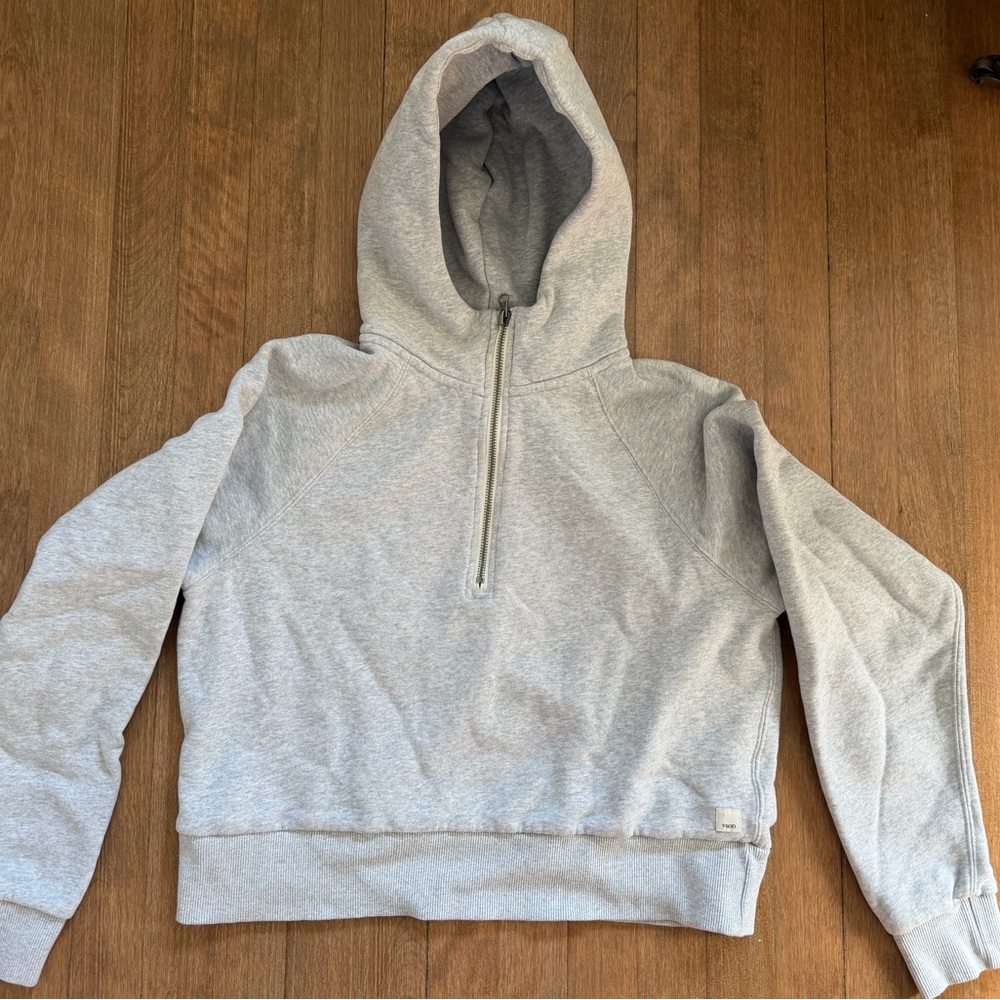 Vuori Gray Half-Zip Hoodie